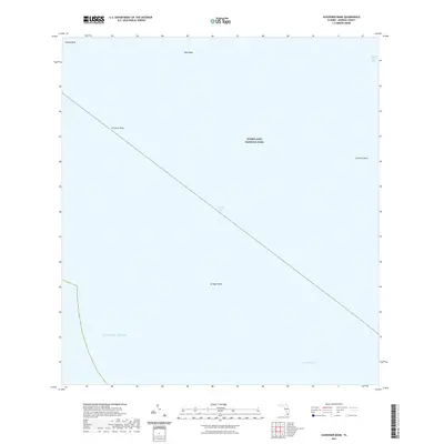 2021 Map of Schooner Bank, 2021 Print