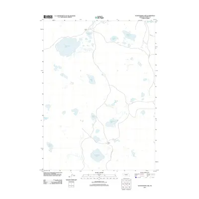 2011 Map of Schoonover Lake, 2011 Print