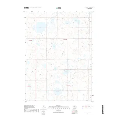 2017 Map of Schoonover Lake, 2017 Print