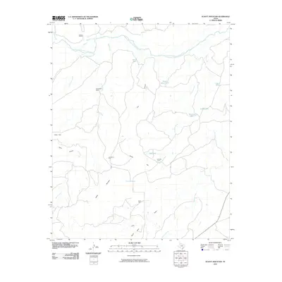 2010 Map of Schott Mountain, 2010 Print
