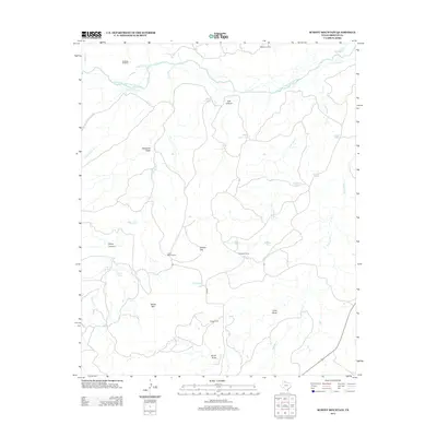 2012 Map of Schott Mountain, 2012 Print