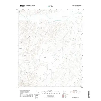 2019 Map of Schott Mountain, 2019 Print