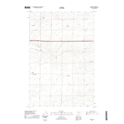2020 Map of Schrag, 2020 Print