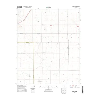 2013 Map of Schram Lake, 2013 Print