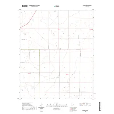 2023 Map of Schram Lake, 2023 Print