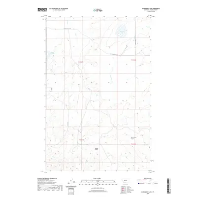 2020 Map of Schrammeck Lake, 2020 Print