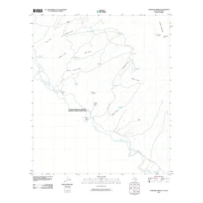 2010 Map of Schroder Arroyo, 2010 Print