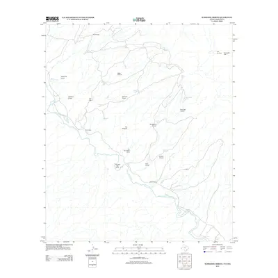 2012 Map of Schroder Arroyo, 2012 Print