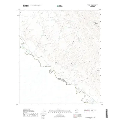 2019 Map of Schroder Arroyo, 2019 Print