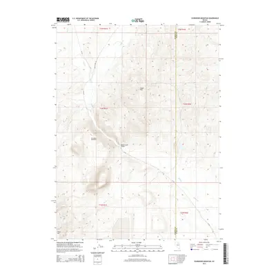 2014 Map of Schroeder Mountain, 2014 Print