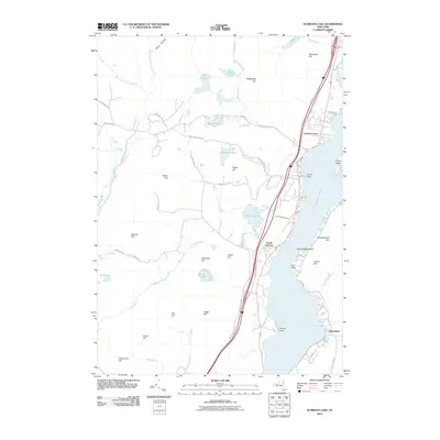 2010 Map of Schroon Lake, 2010 Print