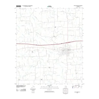 2010 Map of Schulenburg, 2010 Print