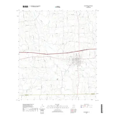 2019 Map of Schulenburg, 2019 Print