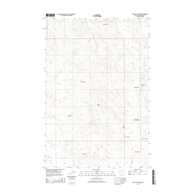 2014 Map of Schultz Coulee, 2014 Print