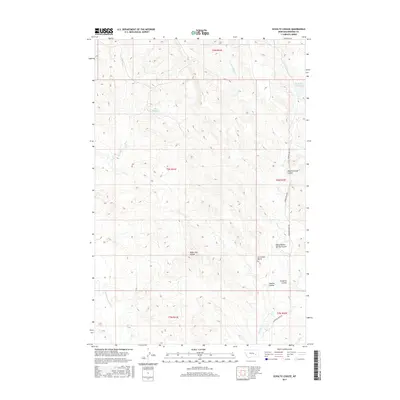 2017 Map of Schultz Coulee, 2017 Print