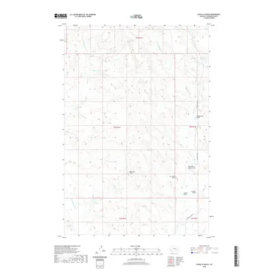 2020 Map of Schultz Coulee, 2020 Print