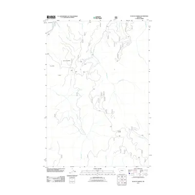 2011 Map of Schultz Saddle, 2011 Print