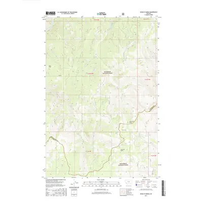 2017 Map of Schultz Saddle, 2017 Print
