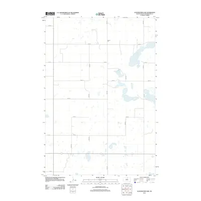 2012 Map of Schumacher Lake, 2012 Print