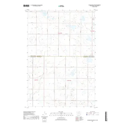 2017 Map of Schumacher Lake NE, 2017 Print