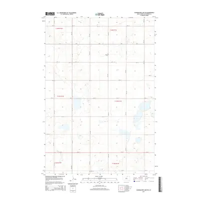 2015 Map of Schumacher Lake SW, 2015 Print