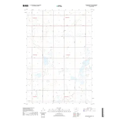 2017 Map of Schumacher Lake SW, 2017 Print
