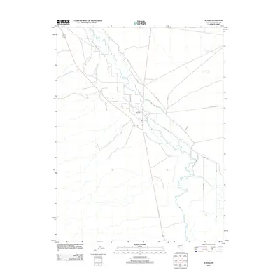 2011 Map of Schurz, 2011 Print
