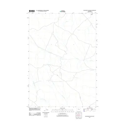 2012 Map of Schuster Flats NE, 2012 Print