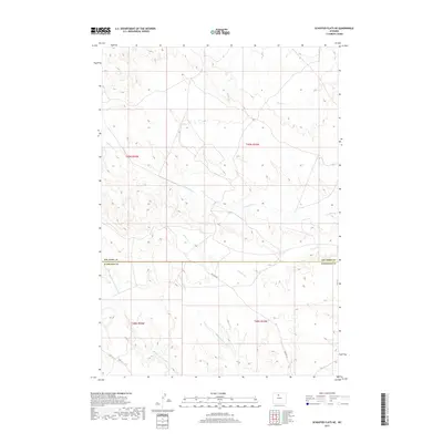 2017 Map of Schuster Flats NE, 2017 Print
