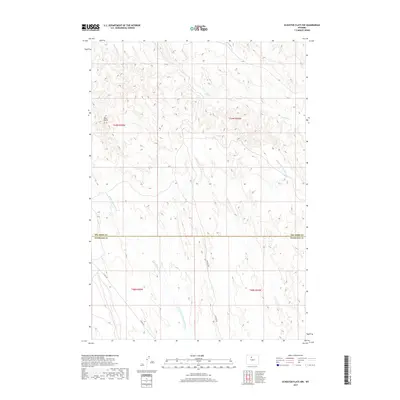 2017 Map of Schuster Flats NW, 2017 Print