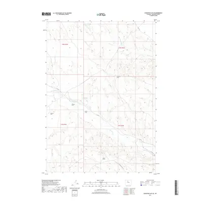 2017 Map of Schuster Flats SE, 2017 Print