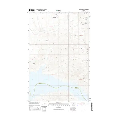 2014 Map of Schuyler Butte, 2014 Print