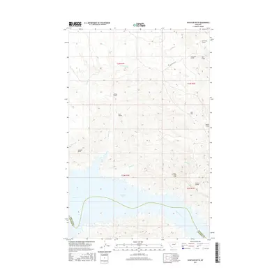 2017 Map of Schuyler Butte, 2017 Print