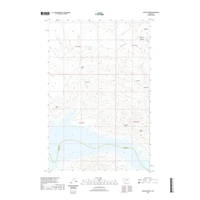 2020 Map of Schuyler Butte, 2020 Print