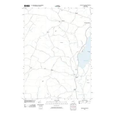 2010 Map of Schuyler Lake, 2010 Print