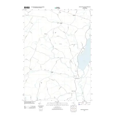 2013 Map of Schuyler Lake, 2013 Print