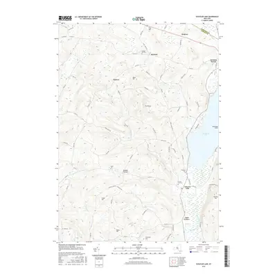 2016 Map of Schuyler Lake, 2016 Print
