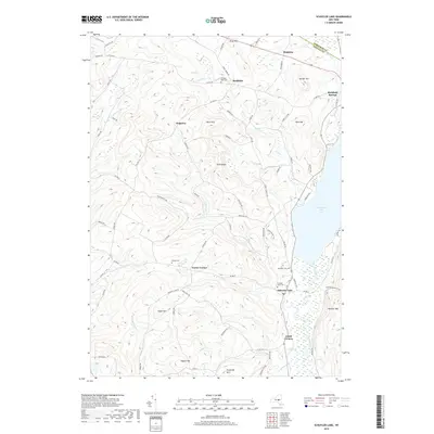 2019 Map of Schuyler Lake, 2019 Print