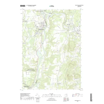 2019 Map of Schuylerville, 2019 Print