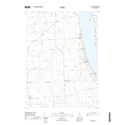 2019 Map of Scipio Center, 2019 Print