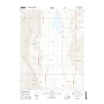 2014 Map of Scipio Lake, 2014 Print