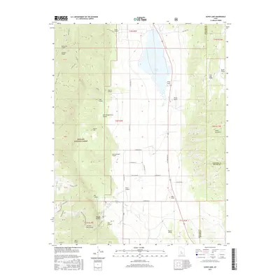 2017 Map of Scipio Lake, 2017 Print