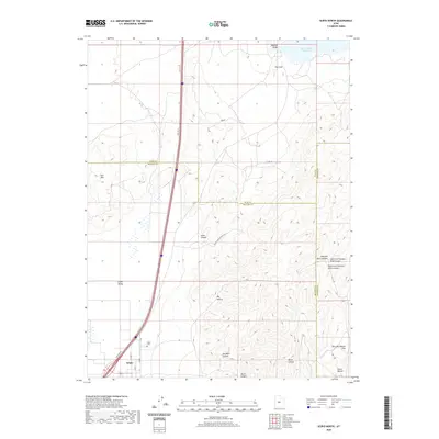 2020 Map of Scipio North, 2020 Print