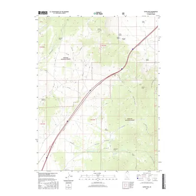 2017 Map of Scipio Pass, 2017 Print