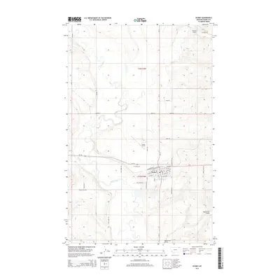 2014 Map of Scobey, 2014 Print