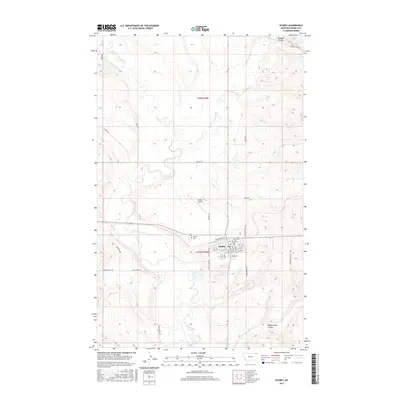 2017 Map of Scobey, 2017 Print