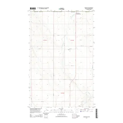 2014 Map of Scobey NW, 2014 Print