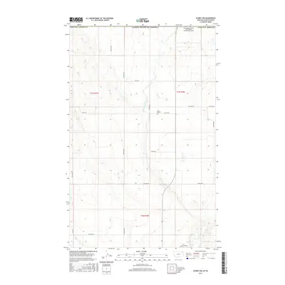 2017 Map of Scobey NW, 2017 Print