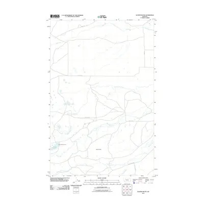 2011 Map of Scoffin Butte, 2011 Print