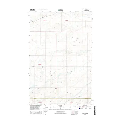 2014 Map of Scoffin Butte, 2014 Print